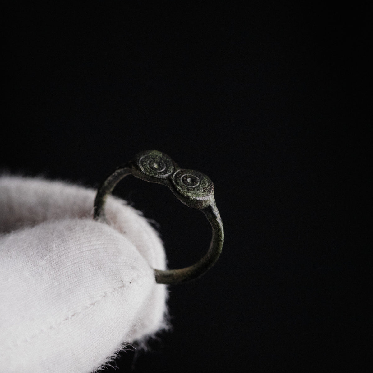 Roman Bronze Ring - 'Geminus' (3rd–5th c. CE) EU 47 / US 4