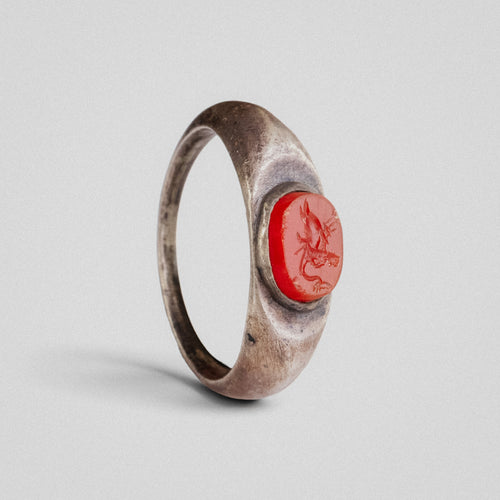 Roman Silver Ring - 'Marinus' (1st–3rd c. CE) EU 63.5 / US 10.5