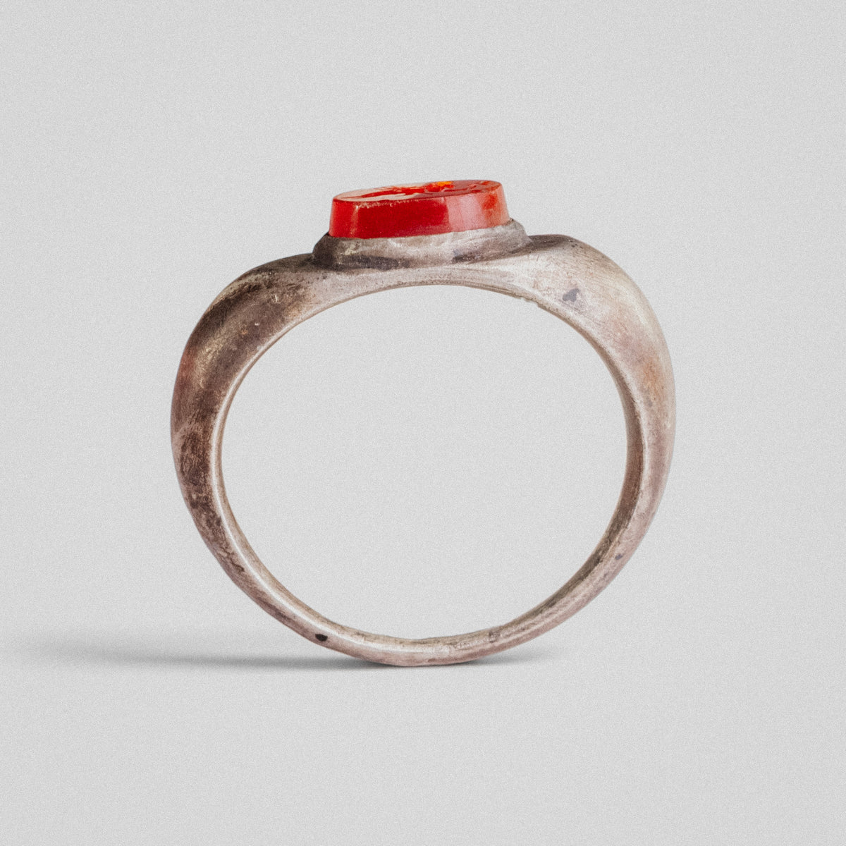 Roman Silver Ring - 'Marinus' (1st–3rd c. CE) EU 63.5 / US 10.5