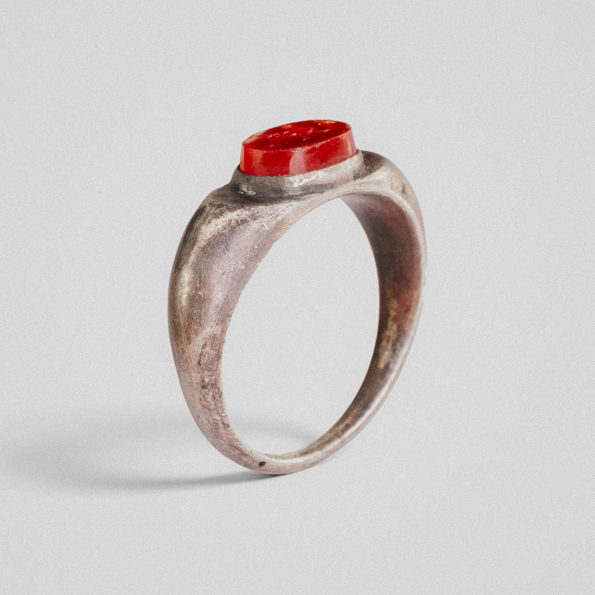 Roman Silver Ring - 'Marinus' (1st–3rd c. CE) EU 63.5 / US 10.5