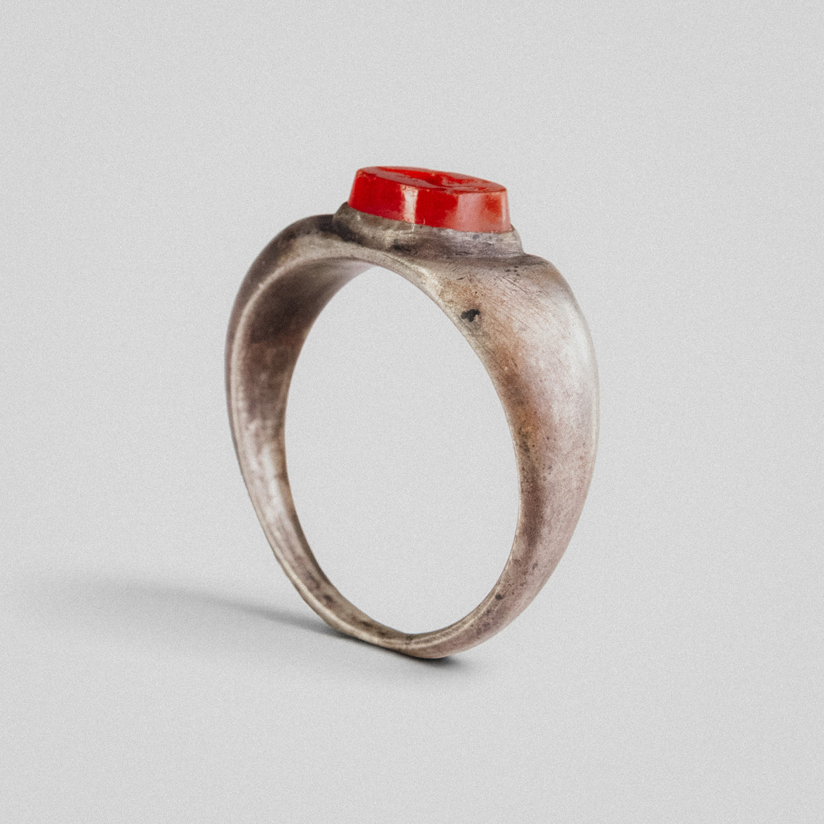 Roman Silver Ring - 'Marinus' (1st–3rd c. CE) EU 63.5 / US 10.5