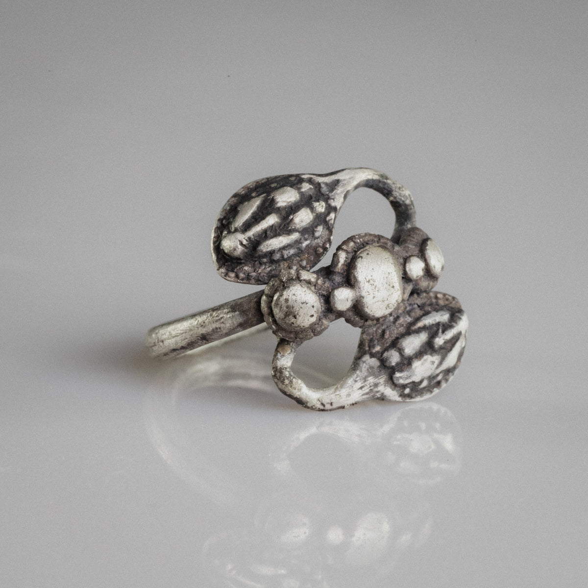 Roman Silver Ring - 'Ophidius' (1st c. BCE–1st c. CE) EU 55 / US 7.25