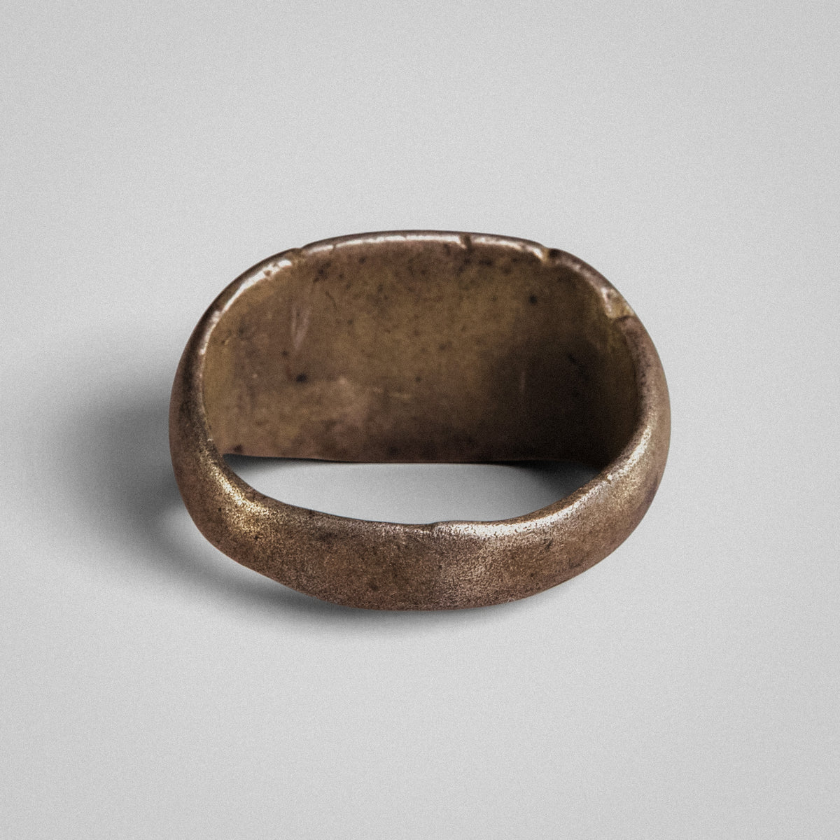 Roman Silver Ring - 'Tychion' (1st–3rd c. CE) EU 46.5 / US 4