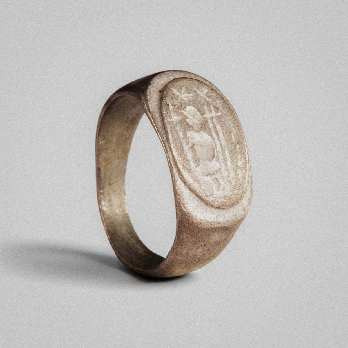 Roman Silver Ring - 'Solaris' (1st–3rd c. CE) EU 48 / US 4.5