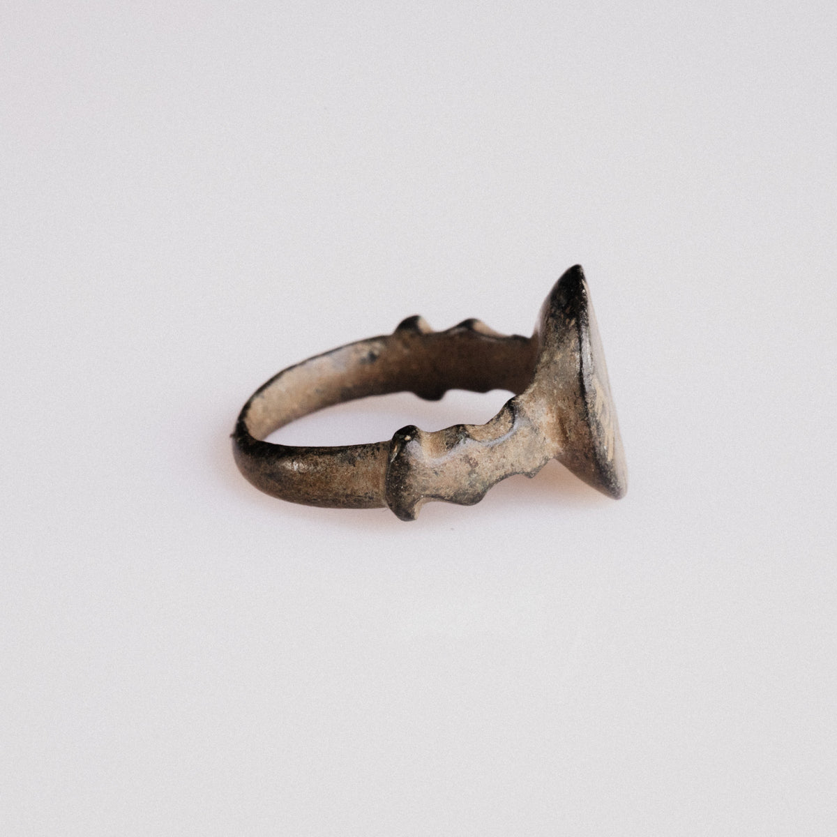 Byzantine Bronze Ring - 'Theodulos' (5th–7th c. CE) EU 47 / US 4