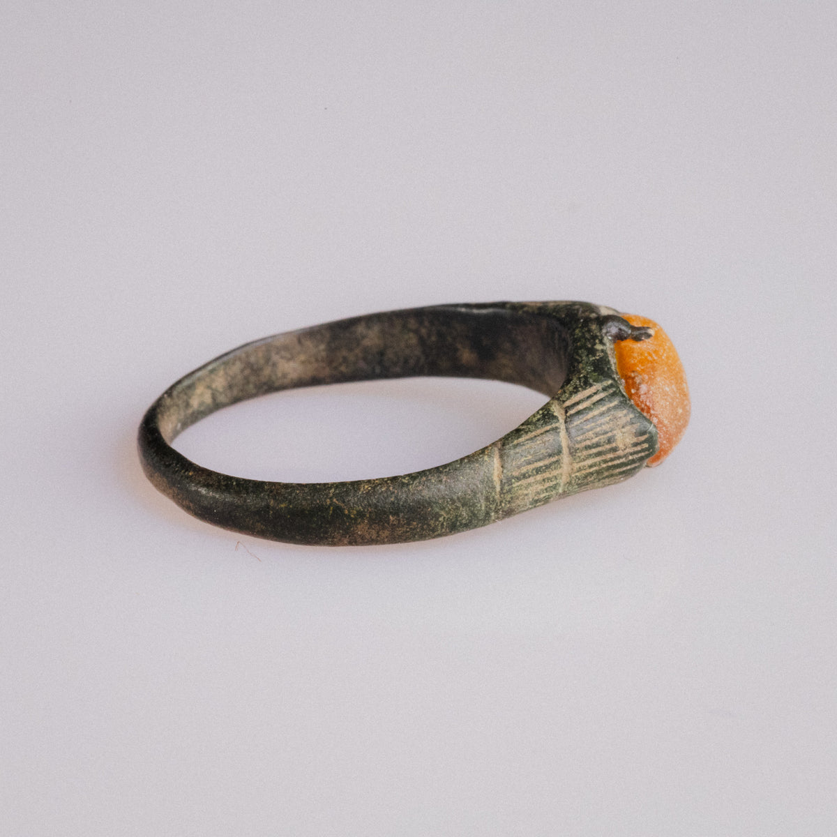 Medieval Bronze Ring - 'Vukmir' (12th–14th c. CE) EU 62 / US 10