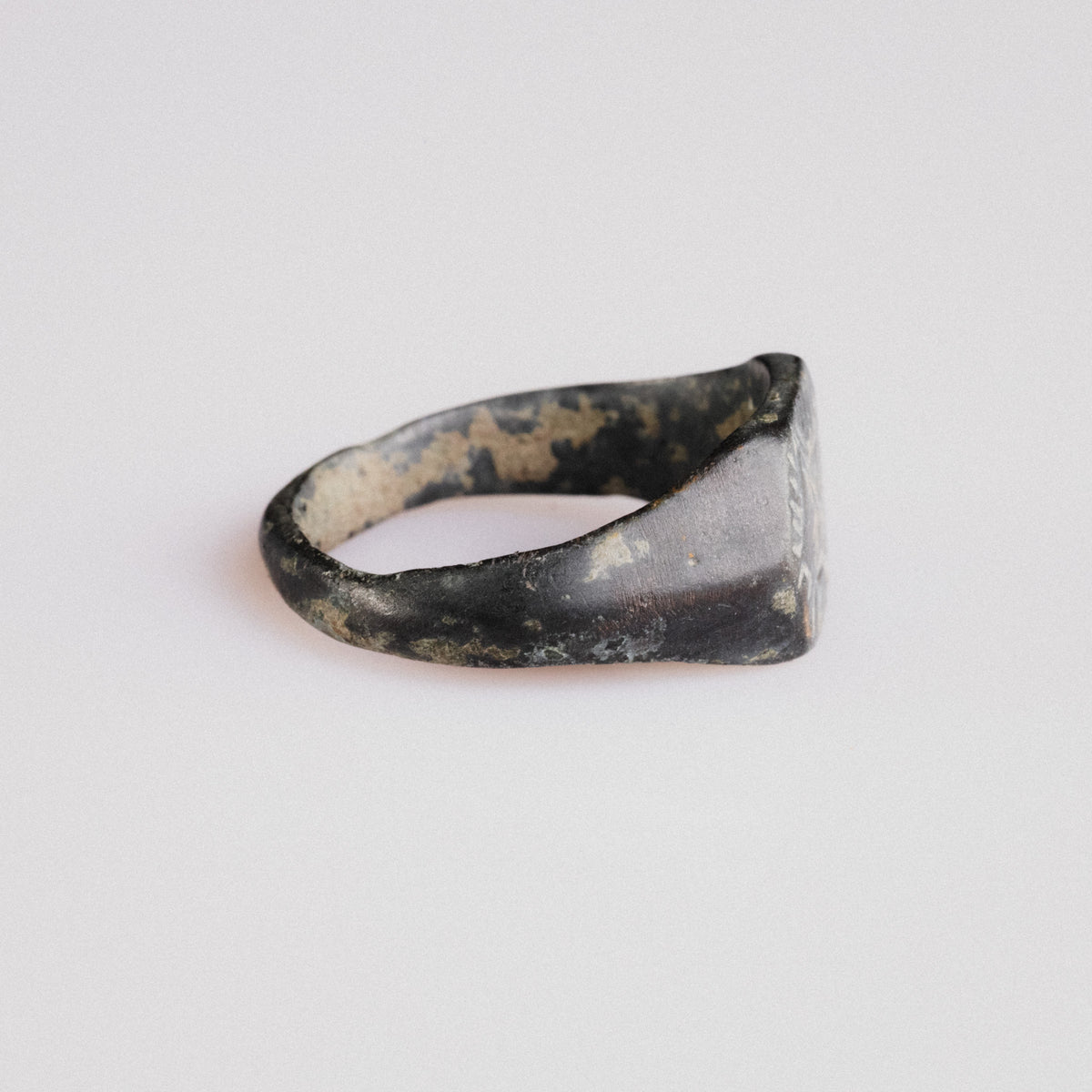 Medieval Silver Ring - 'Radomir' (14th–16th c. CE) EU 57 / US 8