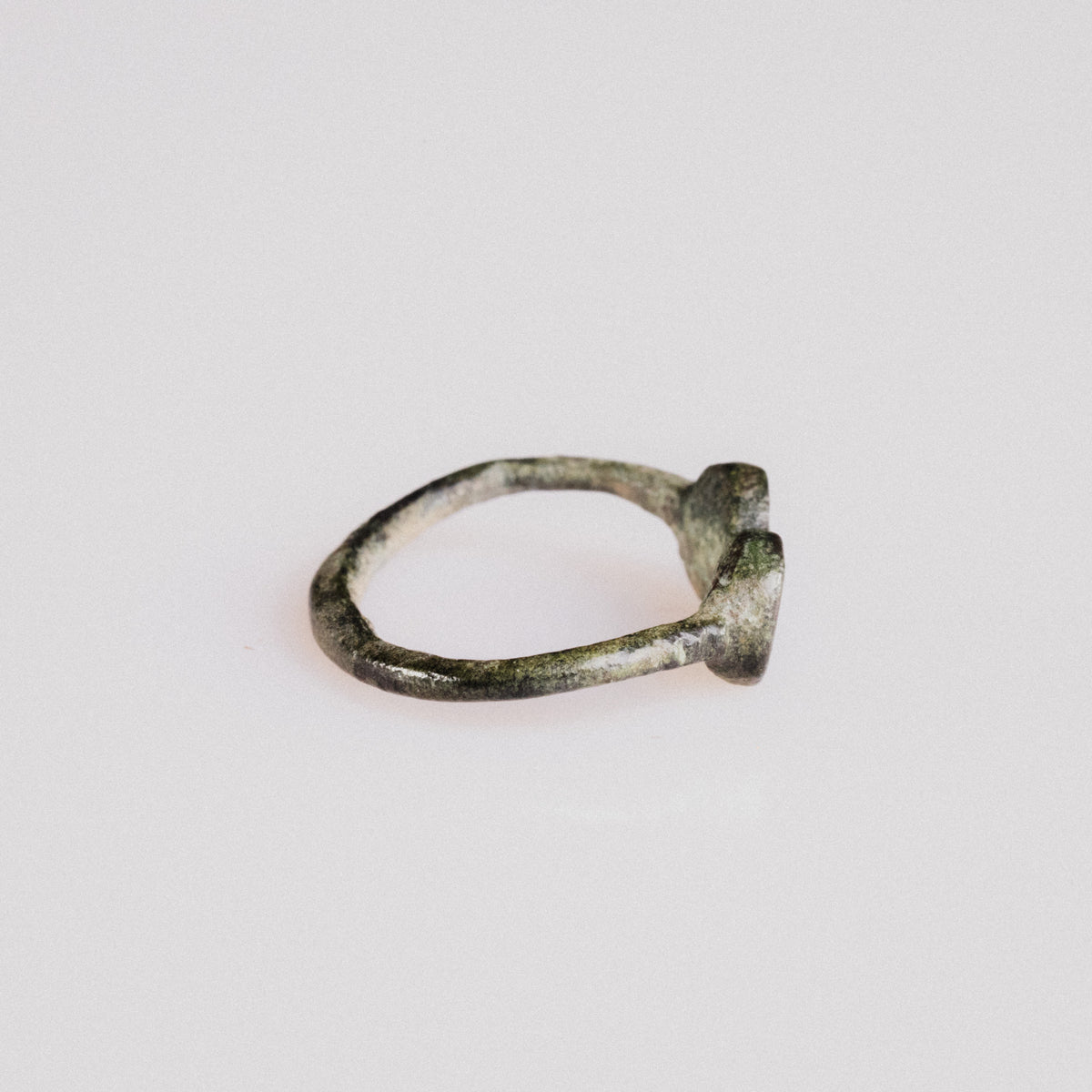 Roman Bronze Ring - 'Geminus' (3rd–5th c. CE) EU 47 / US 4