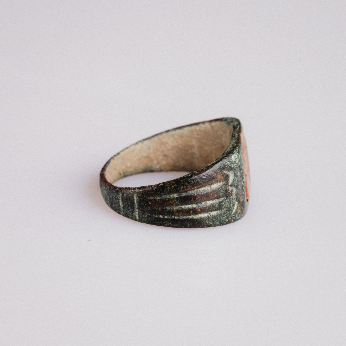 Roman Bronze Ring - 'Palmata' (2nd–3rd c. CE) EU 54 / US 7
