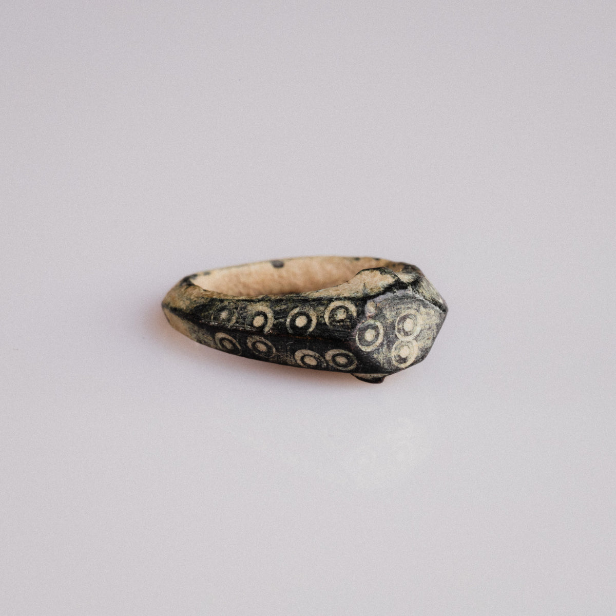 Roman Bone Ring - 'Ocellus' (2nd–4th c. CE) EU 44 / US 3