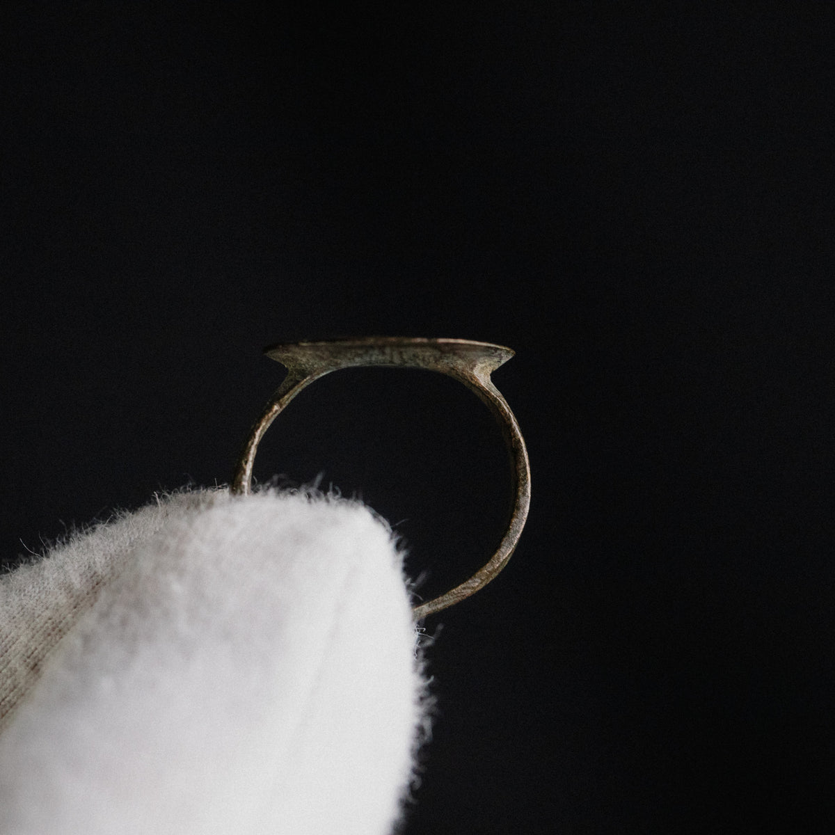 Medieval Bronze Ring - 'Rurik' (10th–14th c. CE) EU 52 / US 6