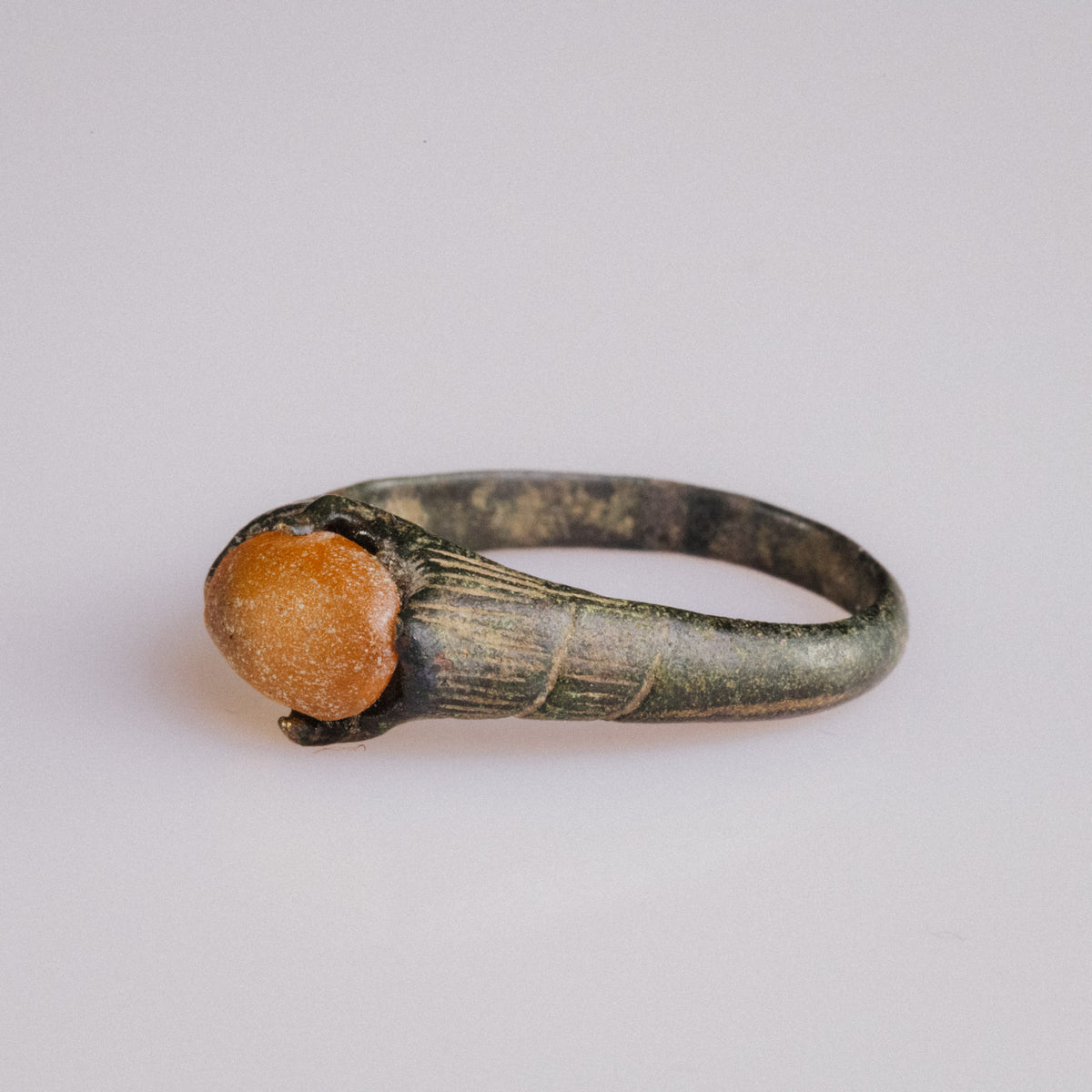 Medieval Bronze Ring - 'Vukmir' (12th–14th c. CE) EU 62 / US 10