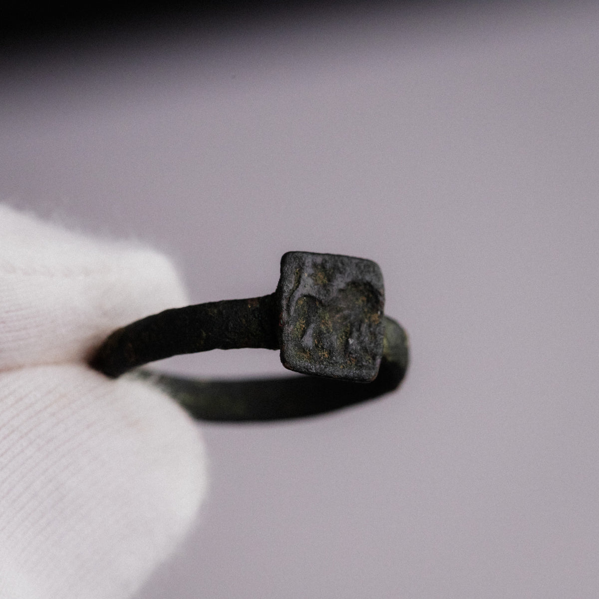 Byzantine Bronze Ring - 'Zosimos' (4th–7th c. CE) EU 54 / US 7