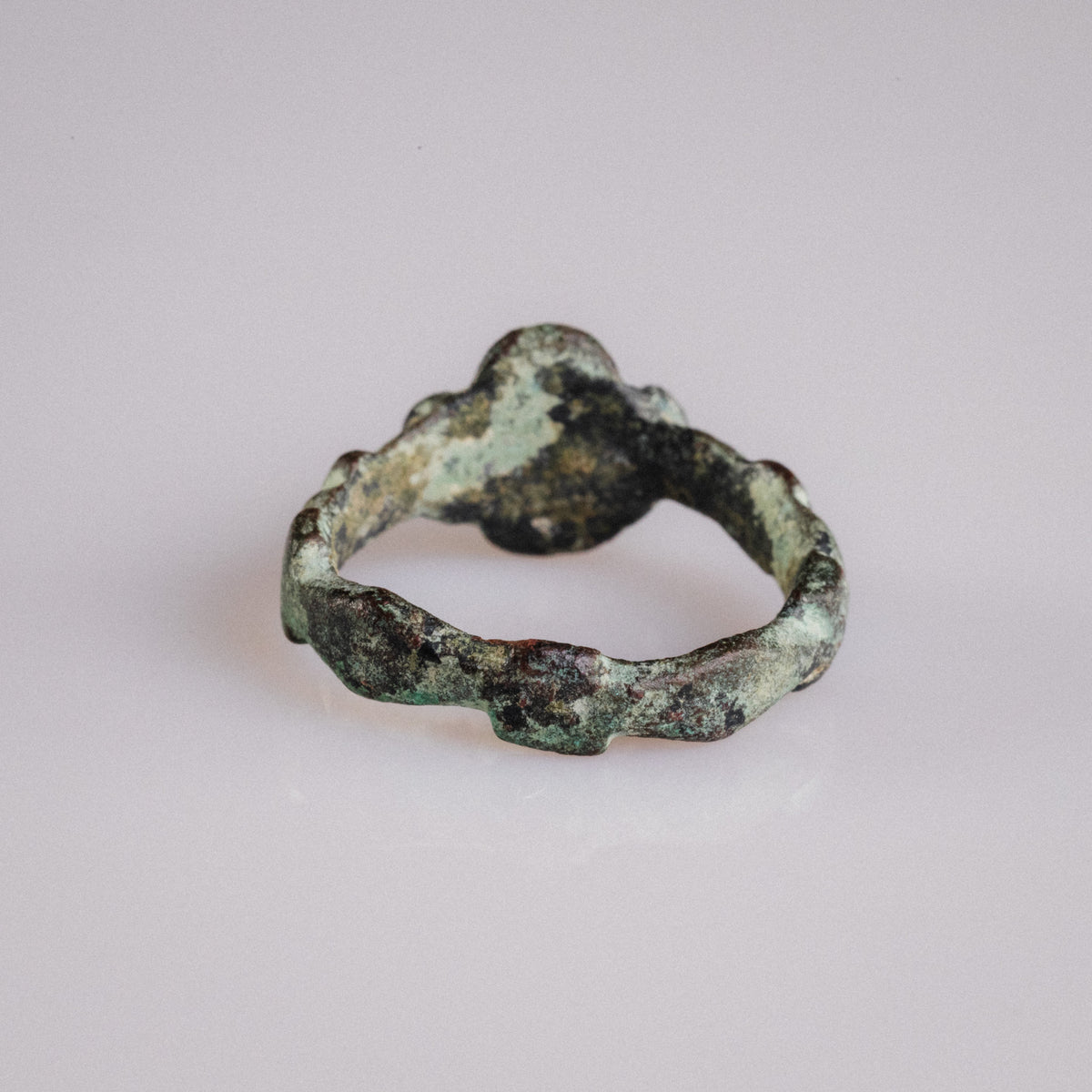 Medieval Bronze Ring - 'Quintus' (11th–14th c. CE) EU 53 / US 6.5