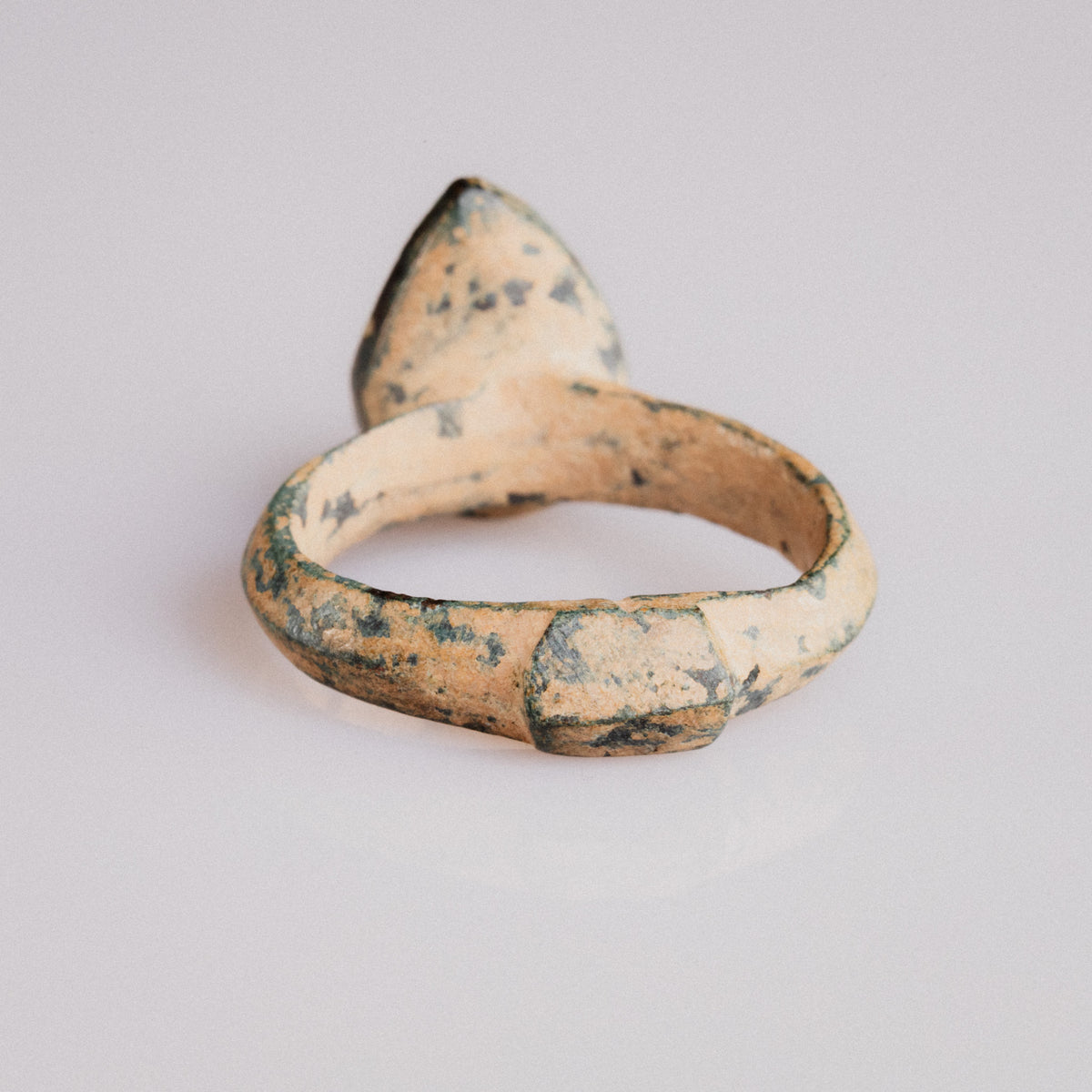 Medieval Bronze Ring - 'Zvezdan' (11th–14th c. CE) EU 56 / US 7.75