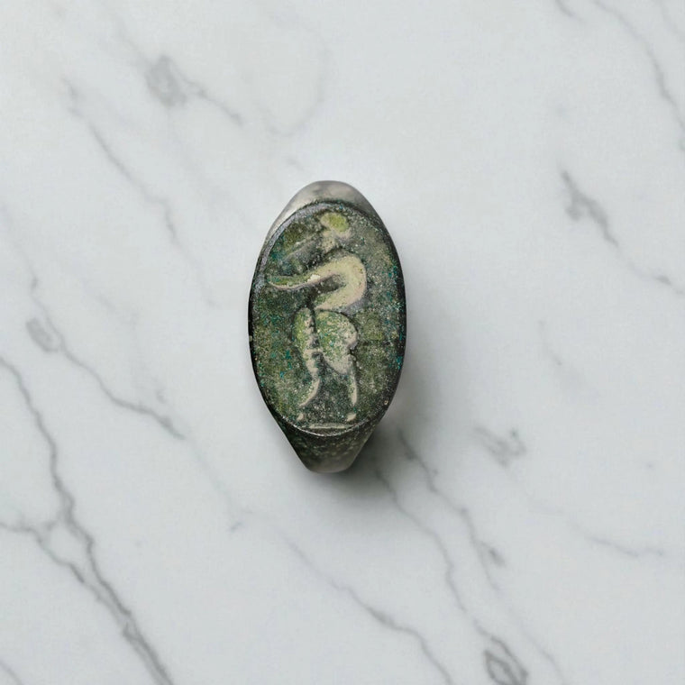 Roman Bronze Ring 'Sylvanus' (1st-3rd c. AD) EU 50.5/US 5.5